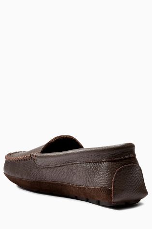 Brown Luxury Leather Moccasin